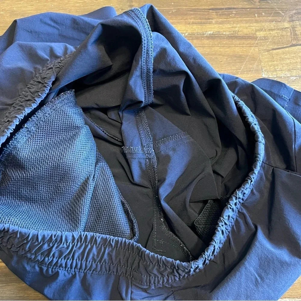 Everlean Running Shorts Navy Blue - Picture 3 of 9